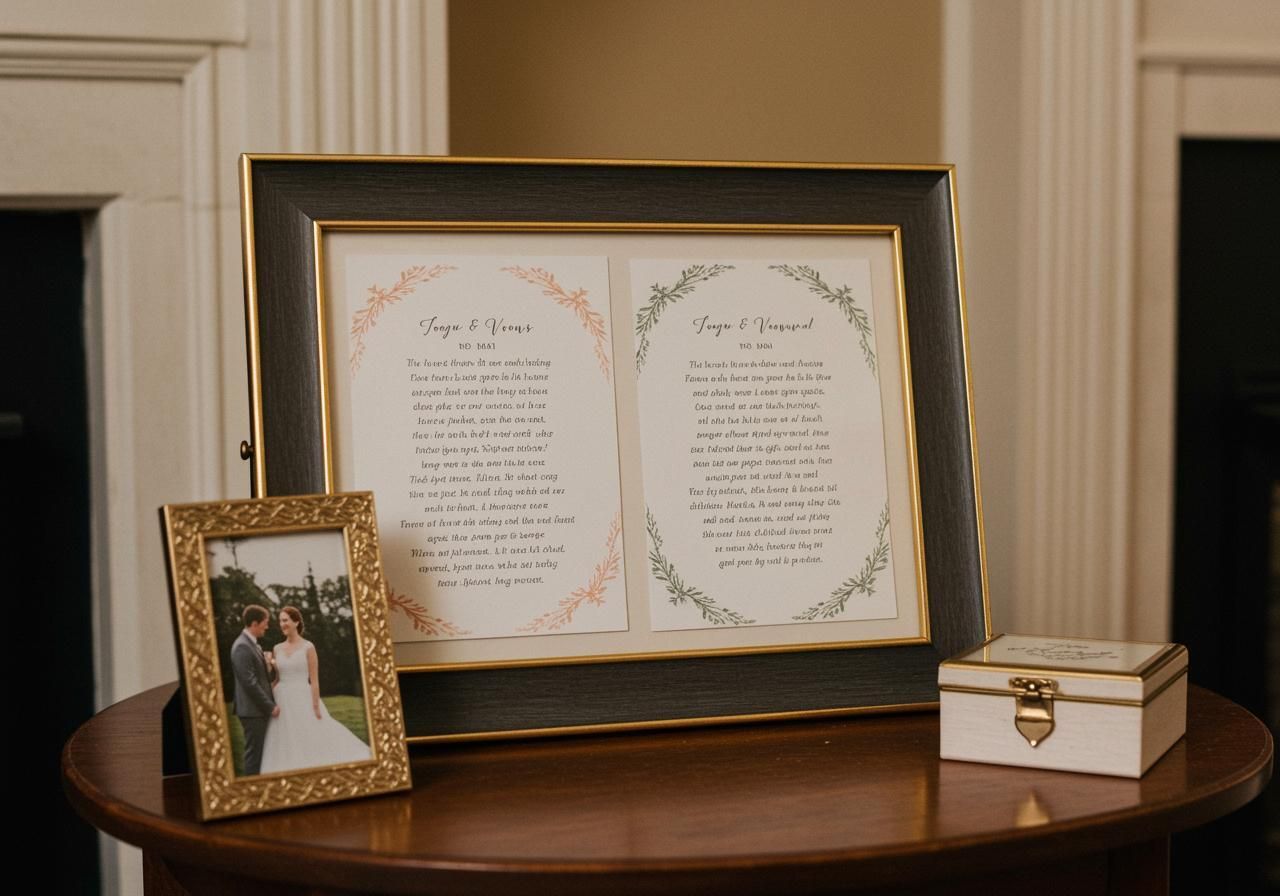 Vow Cards & Keepsakes: Practical Tips & Beautiful Ideas